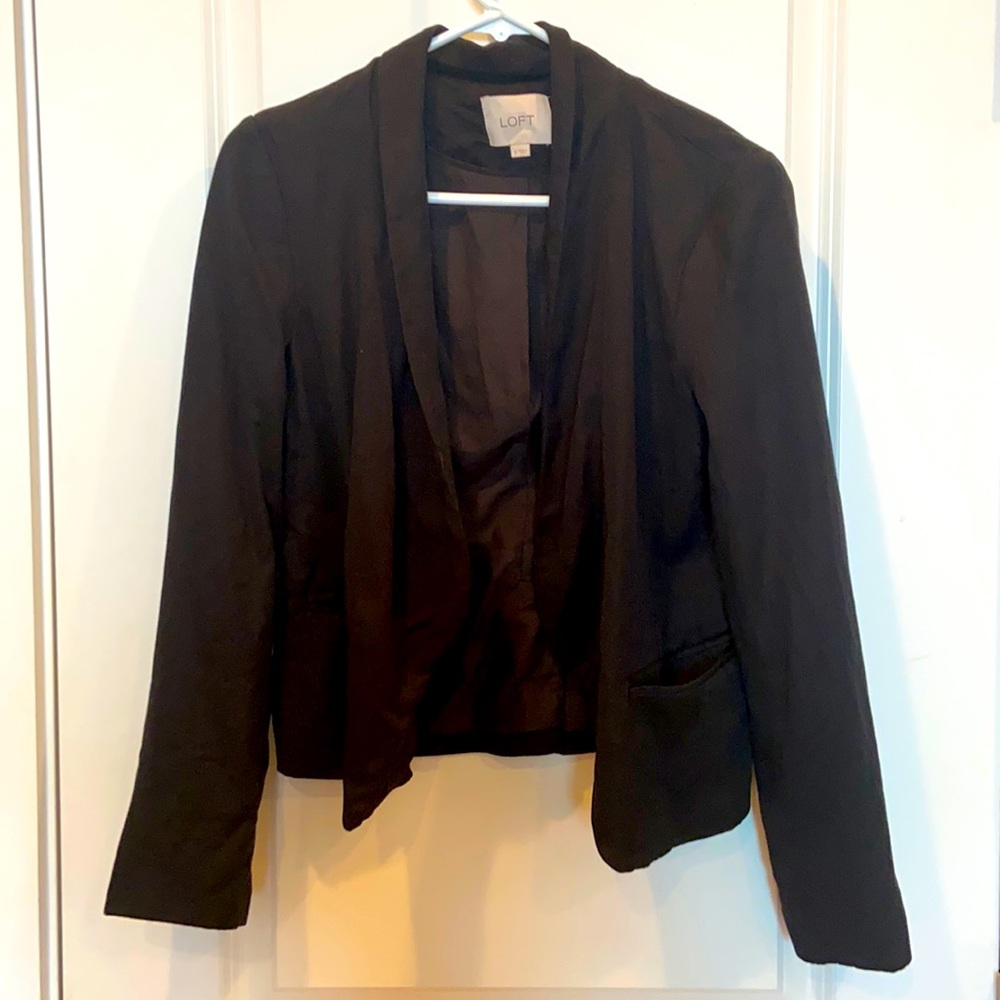 LOFT Draped Blazer